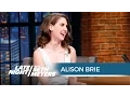 Alison Brie Accidentally Peed on Her Vintage Mad Men Undergarments - Late Night with Seth Meyers