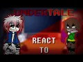 Undertale reacciona a Insanity Sans vs Chara | Undertale react to Insanity Sans vs Chara