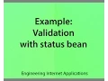 v17 Validation with a status bean