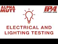 Alpha MUTT Training Electrical Testing