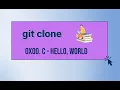 how to git clone 0x00 C - Hello World