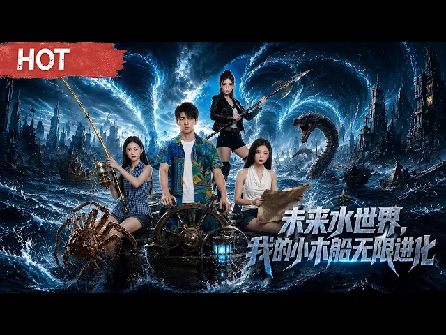 未来水世界，我的小木船无限进化