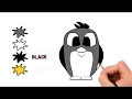 ClipArt Share Coloring Pages - Penguin