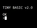 Tiny Basic running on my Z80 Playground single-board-computer