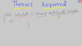 Java-116 - Throws Keyword in Java Java Exception Handling