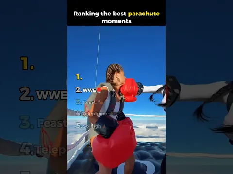 Ranking the best parachute moments 😂
