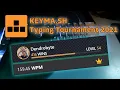 Keymash Typing Tournament 2021 and then misc practice