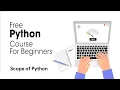New Python Full Course 2023 - Scope of Python 2023