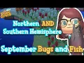 EVERY Bug Fish and Sea Creature ARRIVING and LEAVING in SEPTEMBER Animal Crossing New Horizons