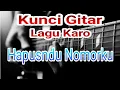 Download Lagu HAPUSNDU NOMORKU - EFRY EJAYANI BR TARIGAN | LIRIK DAN KUNCI GITAR LAGU KARO TERBARU 2020 PEMULA