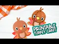 Printable Turkey Craft For Kids