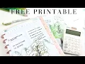 Free Printable Savings Tracker Set up in a Happy Planner Ideas for Using