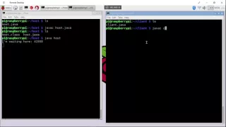Java Network exercise client and server - client send something to server