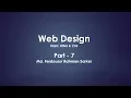 Part 7 - Web Design Using Basic HTML CSS Bangla Tutorial
