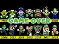 Download Lagu Evolution of Luigi game over with Death animation in super mario Game and LEGO