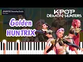 Download Lagu [KPop Demon Hunters OST] HUNTRIX 'Golden' Piano Tutorial + Sheet Music