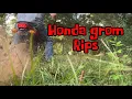 Fixing the gas cap and ignition on a Honda grom first ride