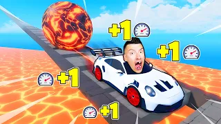 +1 VITESSE PAR SECONDE pour ÉCHAPPER à la POLICE et LA LAVE de Roblox..
