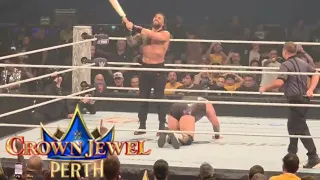 Roman Reigns Vs Bronson Reed Full Match Highlights WWE Crown Jewel 10 11 2025 