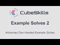 3x3 OH Advanced Example Solves 2