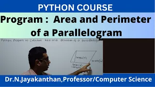 Python Program to Calculate Area and Perimeter of Parallelogram