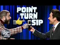 Point Turn Sip with Post Malone The Tonight Show Starring Jimmy Fallon