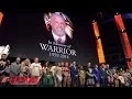 A tribute to the memory of The Ultimate Warrior Raw April 14 2014