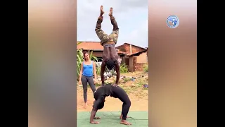Amazing Strong Girls Carry Boys In Acrobatics #acrobatics 