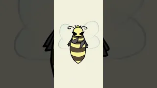 Sweet Little Bumble Bee Animation Bee Framebyframe Dance 