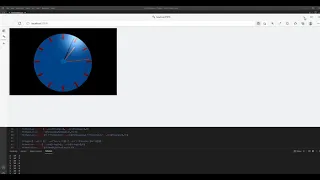 VPython homework 17 analog clock