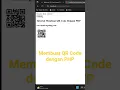 Cara membuat QR Code dengan PHP Gampang Banget