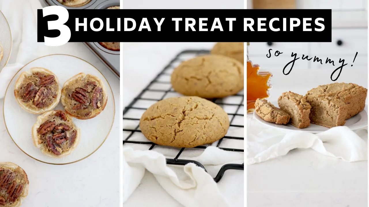 3 Delicious Holiday Treat Recipes!!   Dairy-Free & Gluten-Free   Healthy Grocery Girl