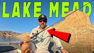 How To Find Fish On A New Lake! ( Lake Mead Bass Fishing With Adam Hinkle – Tactical Family )