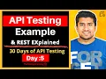 API Testing Example and REST Explained 30 Days of API Testing Day 5