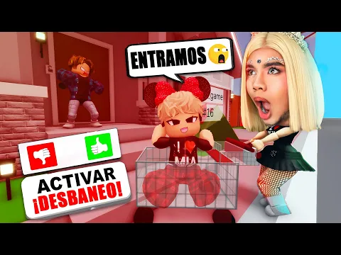 COMO ENTRAR A CASAS BANEADAS en BROOKHAVEN con mi HERMANITO?? (ROBLOX)