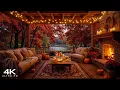 Download Lagu Autumn Porch Vibes 🍂 Smooth Jazz, Fireplace \u0026 Rain Sounds for Quiet Moments and Deep Focus