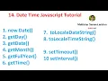 14 Date and Time JavaScript JavaScript tutorial Semant Sir MultistarSemant mishra