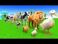Download Lagu Long Slide Game With Cow Elephant Gorilla Hippopotamus Tiger 3d Animal Game Funny 3d Animals