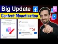 Big Update - Facebook Content Monetization - You're on the waitlist - Content Monetization Waitlist