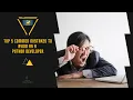 Top 5 common mistakes to avoid as a Python Developer
