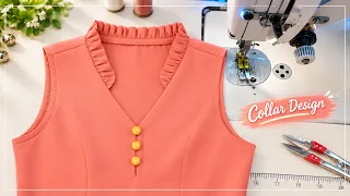 Beautiful collar cutting techniques that you may not know about | collar design