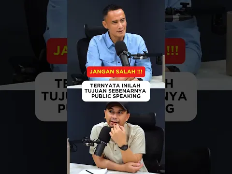 TERNYATA INILAH TUJUAN SEBENARNYA PUBLIC SPEAKING