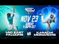Mid East Falcons vs Karachi Monarchs Live Stream (Nov 23) | 2025 Baseball United Season One