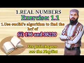 1 use euclid s algorithm to find the hcf of 196 and 38220