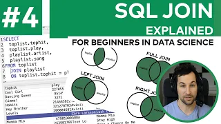 SQL JOIN explained SQL tutorial for beginners in data science EP