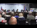 Supporters opponents speak out over billboards displayed around Lima during council meeting