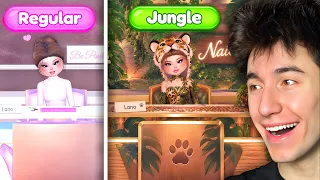 I Gave LANA'S SALON A Jungle MAKEOVER In Dress To Impress...