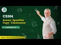 CS304 Lecture 24 Access Specifier Copy Constructor Virtual University OOP