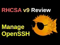 Manage OpenSSH - RHCSA v9 Review