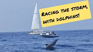 Racing to avoid an electric storm in my electric boat